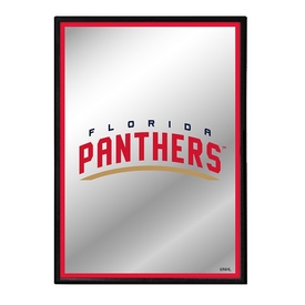 Florida Panthers: Logo - Framed Mirrored Wall Sign, AGS-NHFLOR-275-01A Florida Panthers: Logo - Framed Mirrored Wall Sign, AGS-NHFLOR-275-01A