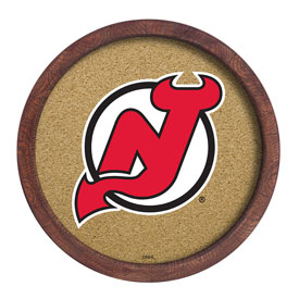 New Jersey Devils: Barrel Top Cork Note Board, FNB-NHNJDV-632-01A New Jersey Devils: Barrel Top Cork Note Board, FNB-NHNJDV-632-01A