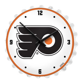Philadelphia Flyers: Bottle Cap Lighted Wall Clock, NHPHIL-545-01