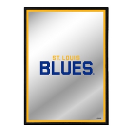 St. Louis Blues: Logo - Framed Mirrored Wall Sign, AGS-NHSTLB-275-01A St. Louis Blues: Logo - Framed Mirrored Wall Sign, AGS-NHSTLB-275-01A