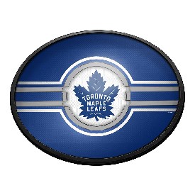 Toronto Maple Leafs: Oval Slimline Lighted Wall Sign, NHTOML-140-01