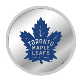 Toronto Maple Leafs: Modern Disc Mirrored Wall Sign, NHTOML-235-01C