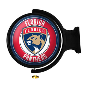 Florida Panthers: Original Round Illuminated Rotating Wall Sign, NHFLOR-115-01