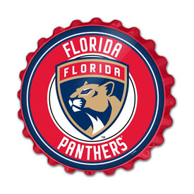Florida Panthers: Bottle Cap Wall Sign, NHFLOR-210-01