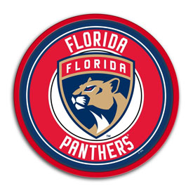 Florida Panthers: Modern Disc Wall Sign, NHFLOR-230-01