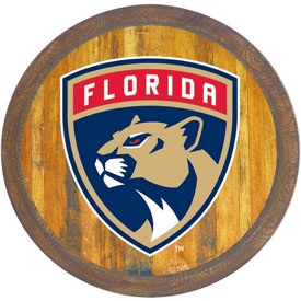 Florida Panthers: "Faux" Barrel Top Sign, NHFLOR-240-01