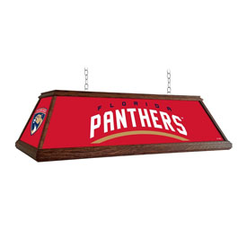 Florida Panthers: Premium Wood Pool Table Light, NHFLOR-330-01