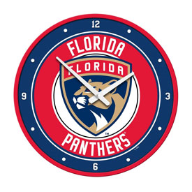 Florida Panthers: Modern Disc Wall Clock, NHFLOR-510-01