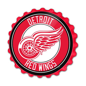 Detroit Red Wings: Bottle Cap Wall Sign, NHDTRW-210-01