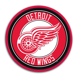 Detroit Red Wings: Modern Disc Wall Sign, NHDTRW-230-01