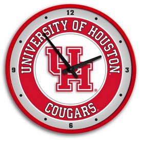 University of Houston Cougars 17" Team Disc Wall Clock-Primary Logo, NCHOUS-510-01