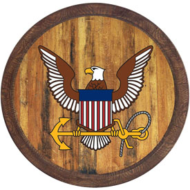 US Navy: Eagle - "Faux" Barrel Top Sign, USNAVY-240-04