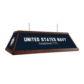 US Navy: Est. 1775 - Premium Wood Pool Table Light, USNAVY-330-02