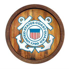 US Coast Guard: "Faux" Barrel Top Sign, USUSCG-240-01