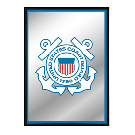 US Coast Guard: Vertical Framed Mirrored Wall Sign, FNB-USUSCG-275-01A US Coast Guard: Vertical Framed Mirrored Wall Sign, FNB-USUSCG-275-01A