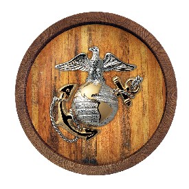 US Marine Corps: "Faux" Barrel Top Sign, USUSMC-240-01