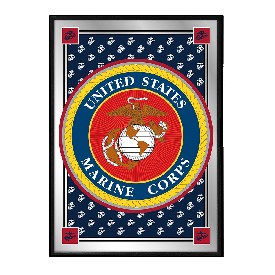 US Marine Corps: Military Pride - Framed Mirrored Wall Sign, USUSMC-275-02