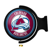 Colorado Avalanche: Original Round Illuminated Rotating Wall Sign, NHCOLO-115-01