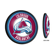 Colorado Avalanche: Round Slimline Illuminated Wall Sign, NHCOLO-130-01