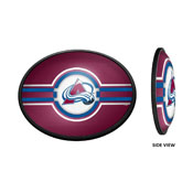 Colorado Avalanche: Oval Slimline Illuminated Wall Sign, NHCOLO-140-01