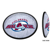 Colorado Avalanche: Ice Rink - Oval Slimline Illuminated Wall Sign, NHCOLO-140-02