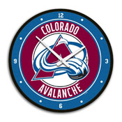 Colorado Avalanche: Modern Disc Wall Clock, NHCOLO-510-01