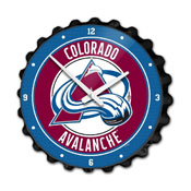 Colorado Avalanche: Bottle Cap Wall Clock, NHCOLO-540-01