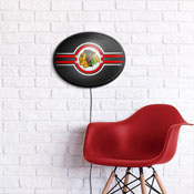 Chicago Blackhawks: Oval Slimline Illuminated Wall Sign, NHCHIC-140-01