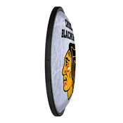 Chicago Blackhawks: Ice Rink - Oval Slimline Illuminated Wall Sign, NHCHIC-140-02