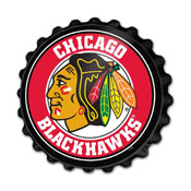 Chicago Blackhawks: Bottle Cap Wall Sign, NHCHIC-210-01