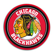 Chicago Blackhawks: Modern Disc Wall Sign, NHCHIC-230-01