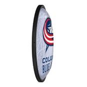 Columbus Blue Jackets: Ice Rink - Oval Slimline Illuminated Wall Sign, NHCOLU-140-02