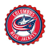 Columbus Blue Jackets: Bottle Cap Wall Sign, NHCOLU-210-01