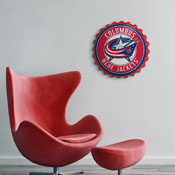 Columbus Blue Jackets: Bottle Cap Wall Sign, NHCOLU-210-01