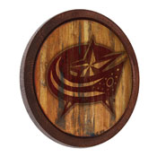 Columbus Blue Jackets: Branded "Faux" Barrel Top Sign, NHCOLU-240-02