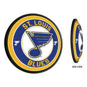 St. Louis Blues: Round Slimline Illuminated Wall Sign, NHSTLB-130-01