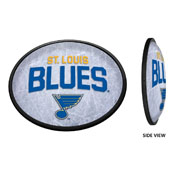 St. Louis Blues: Ice Rink - Oval Slimline Illuminated Wall Sign, NHSTLB-140-02