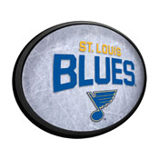 St. Louis Blues: Ice Rink - Oval Slimline Illuminated Wall Sign, NHSTLB-140-02