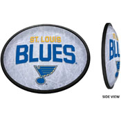 St. Louis Blues: Ice Rink - Oval Slimline Illuminated Wall Sign, NHSTLB-140-02