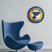 St. Louis Blues: Bottle Cap Wall Sign, NHSTLB-210-01