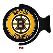 Boston Bruins: Original Round Illuminated Rotating Wall Sign, NHBOST-115-01