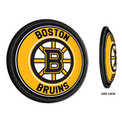 Boston Bruins: Round Slimline Illuminated Wall Sign, NHBOST-130-01