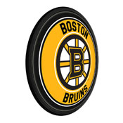Boston Bruins: Round Slimline Illuminated Wall Sign, NHBOST-130-01