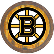 Boston Bruins: "Faux" Barrel Top Sign, NHBOST-240-01