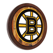 Boston Bruins: "Faux" Barrel Top Sign, NHBOST-240-01