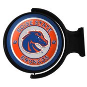 BSU - Boise State Broncos Rotating Illuminated Team Spirit Wall Sign-Round