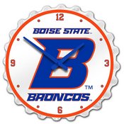 BSU - Boise State Broncos Team Spirit Bottle Cap Wall Clock