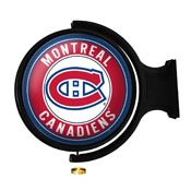 Montreal Canadiens: Original Round Illuminated Rotating Wall Sign, NHMONC-115-01