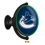 Vancouver Canucks: Original Oval Illuminated Rotating Wall Sign, NHVANC-125-01