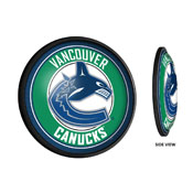 Vancouver Canucks: Round Slimline Illuminated Wall Sign, NHVANC-130-01
